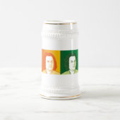 portret van Johann Sebastian Bach Bierpul (Center)