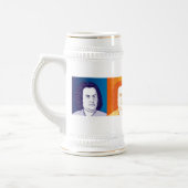 portret van Johann Sebastian Bach Bierpul (Links)