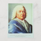 Portret van Johann Sebastian Bach Briefkaart (Voorkant)