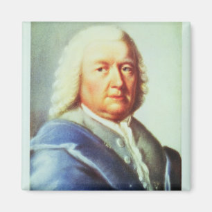 Portret van Johann Sebastian Bach Magneet