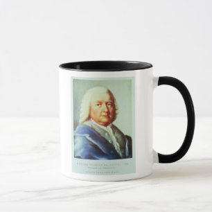 Portret van Johann Sebastian Bach Mok