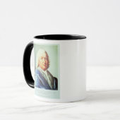 Portret van Johann Sebastian Bach Mok (Voorkant links)