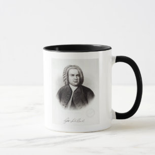 Portret van Johann Sebastian Bach Mok