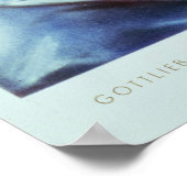 Portret van Johann Sebastian Bach Poster (Hoek)