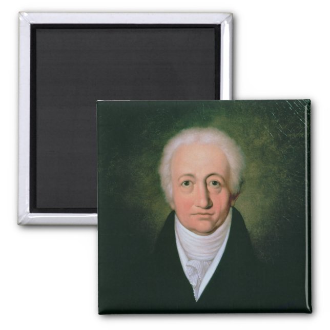 Portret van Johann Wolfgang von Goethe , 1818 Magneet (Voorkant)