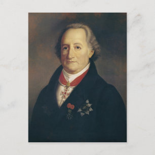 Portret van Johann Wolfgang von Goethe Briefkaart