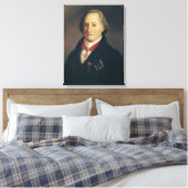 Portret van Johann Wolfgang von Goethe Canvas Afdruk (Insitu (Slaapkamer))
