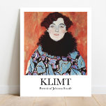 Portret van Johanna Staude door Gustav Klimt Poster<br><div class="desc">Breng een vleugje Art Nouveau in huis met dit prachtige poster van ‘Portrait of Johanna Staude’ van Gustav Klimt. Creëer tussen 1917 en 1918 is deze olieverf op doek een prachtig voorbeeld van Klimts werk tijdens zijn latere loopbaan. Het originele schilderij is gehuisvest in het Belvedere Museum in Wenen, Oostenrijk,...</div>