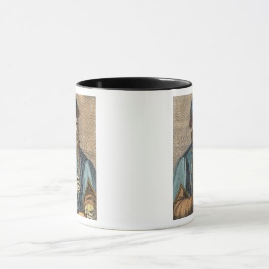 Portret van Johannes Gutenberg 2 Mok (Midden)