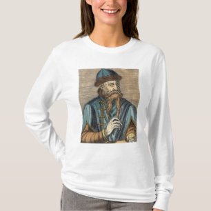 Portret van Johannes Gutenberg 2 T-shirt