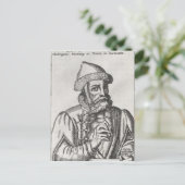 Portret van Johannes Gutenberg Briefkaart (Staand voorkant)