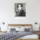 Portret van Johannes Gutenberg Canvas Afdruk (Insitu (Slaapkamer))