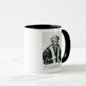 Portret van Johannes Gutenberg Mok (Voorkant rechts)