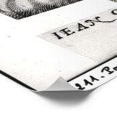 Portret van Johannes Gutenberg Poster (Hoek)