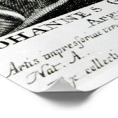 Portret van Johannes Gutenberg Poster (Hoek)