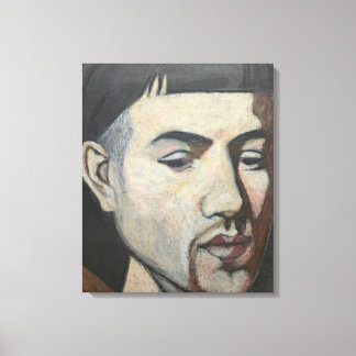 Portret van Johannes van het Kruis Canvas Afdruk
