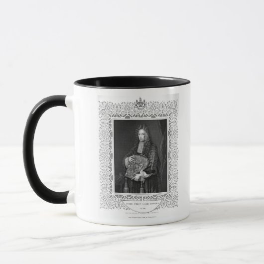 Portret van John, 1st Lord Somers Mok (Links)