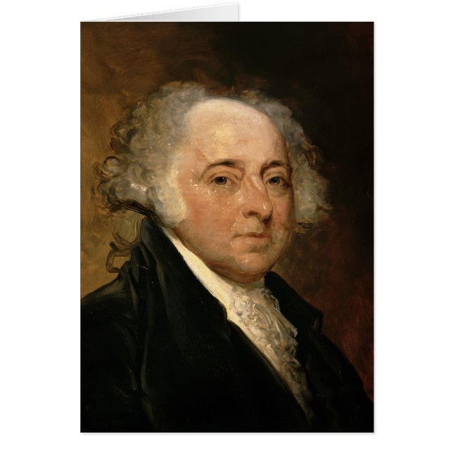 Portret van John Adams (Voorkant)