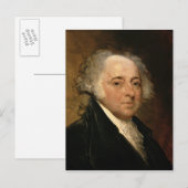 Portret van John Adams Briefkaart (Voorkant / Achterkant)