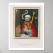 Portret van John Alcock (c. 1430-1500), oprichter Poster (Voorkant)