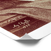 Portret van John Calvin (1509-1564) (graving) Poster (Hoek)