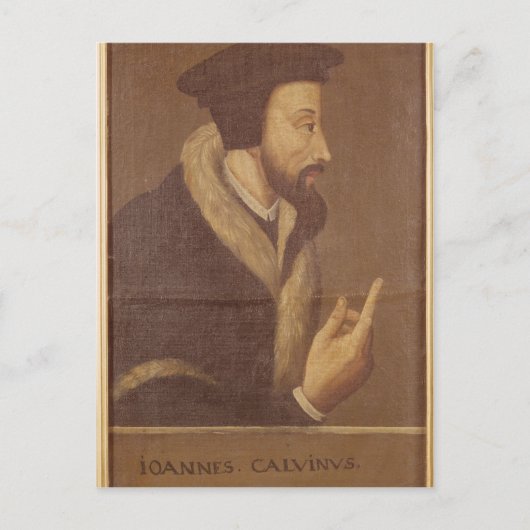 Portret van John Calvin Briefkaart (Voorkant)