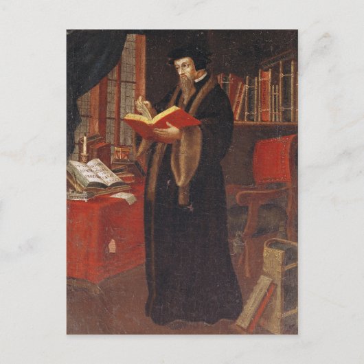 Portret van John Calvin Briefkaart (Voorkant)