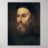 Portret van John Calvin Poster (Voorkant)