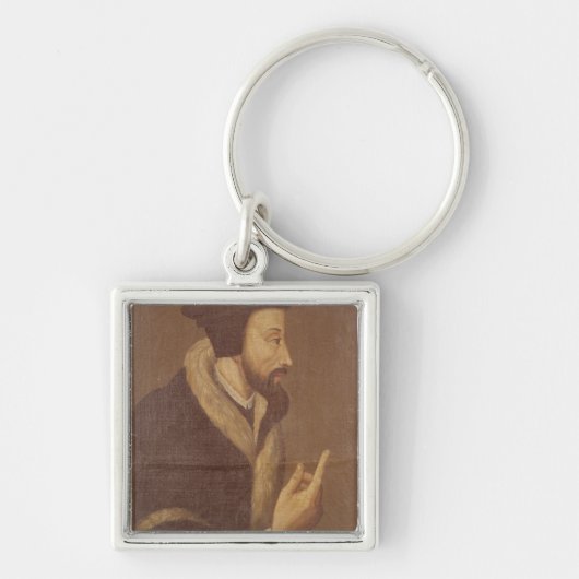 Portret van John Calvin Sleutelhanger (Voorkant)