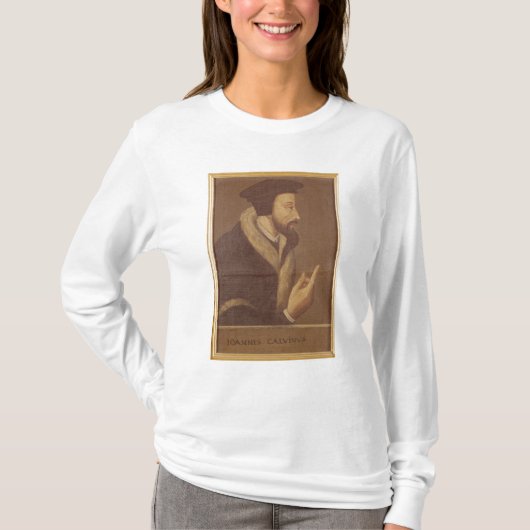 Portret van John Calvin T-shirt (Voorkant)