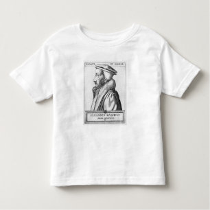 Portret van John Calvin tussen 53 en 1564 jaar Kinder Shirts