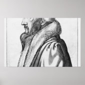 Portret van John Calvin tussen 53 en 1564 jaar Poster (Voorkant)