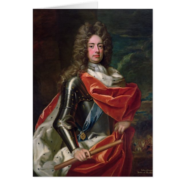 Portret van John Churchill (Voorkant)