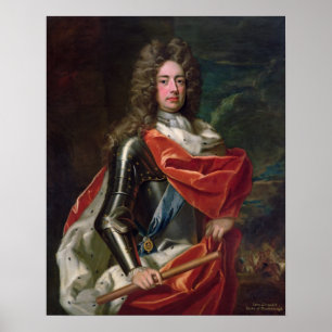 Portret van John Churchill Poster