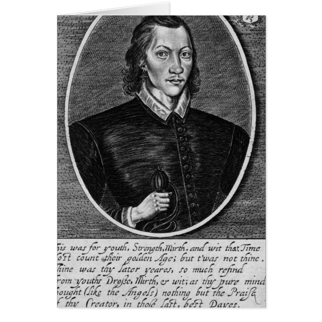 Portret van John Donne (Voorkant)