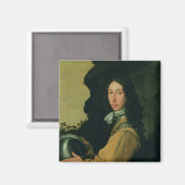 Portret van John Evelyn Magneet (Voorkant / Achterkant)