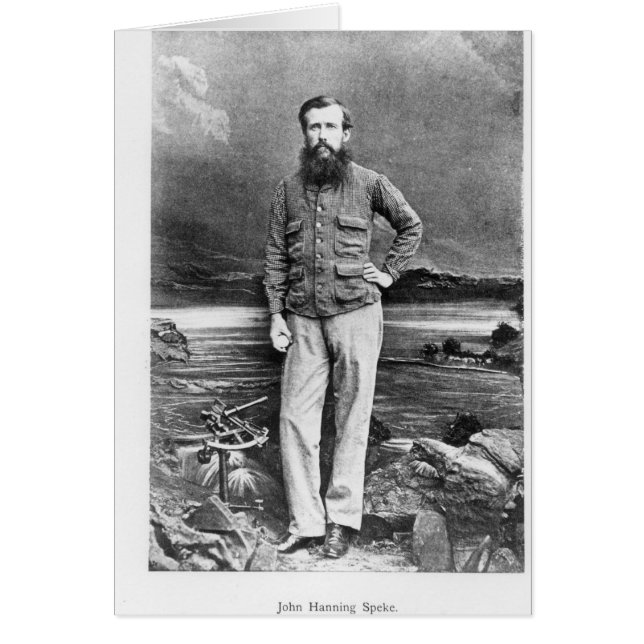 Portret van John Hanning Speke (Voorkant)