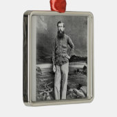 Portret van John Hanning Speke Metalen Ornament (Rechts)