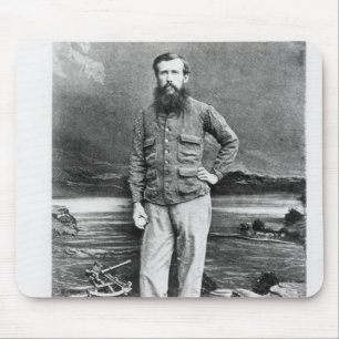 Portret van John Hanning Speke Muismat