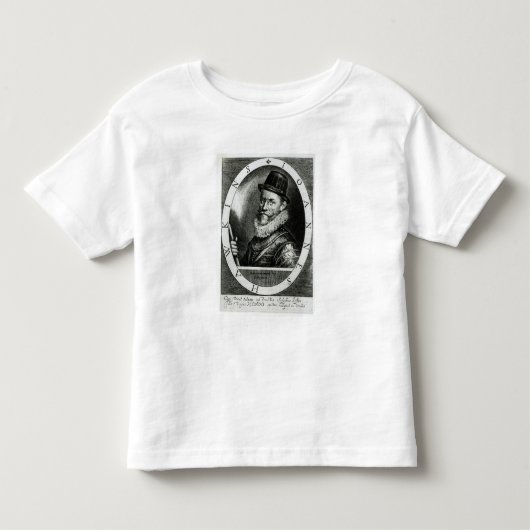 Portret van John Hawkins Kinder Shirts (Voorkant)