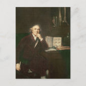 Portret van John Hunter na Sir Joshua Briefkaart (Voorkant)