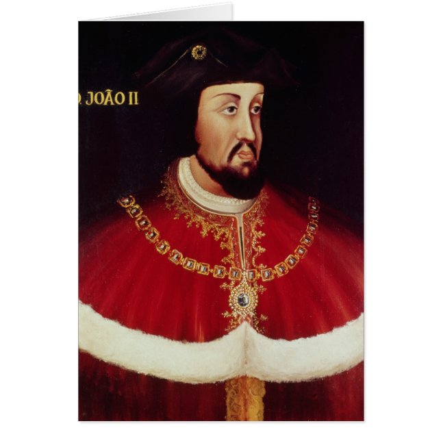 Portret van John II van Portugal (Voorkant)