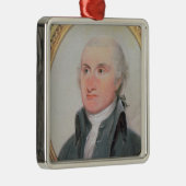 Portret van John Jay Metalen Ornament (Rechts)
