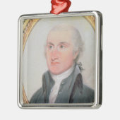 Portret van John Jay Metalen Ornament (Links)