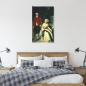 Portret van John Julius Angerstein (1735-1823) en Canvas Afdruk (Insitu (Slaapkamer))