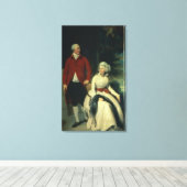 Portret van John Julius Angerstein (1735-1823) en Canvas Afdruk (Insitu (Houten vloer))