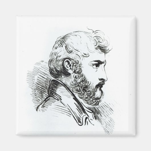 Portret van John Lewis Burckhardt Magneet (Voorkant)