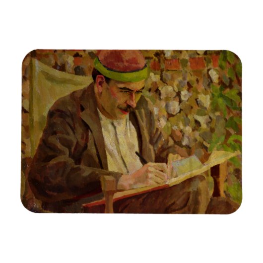 Portret van John Maynard Keynes (1883-1946) (olie  Magneet (Horizontaal)