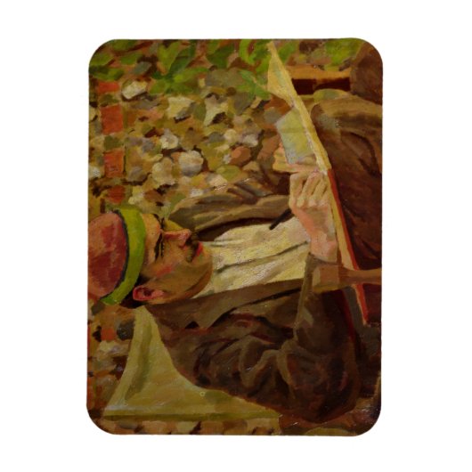 Portret van John Maynard Keynes (1883-1946) (olie  Magneet (Verticaal)