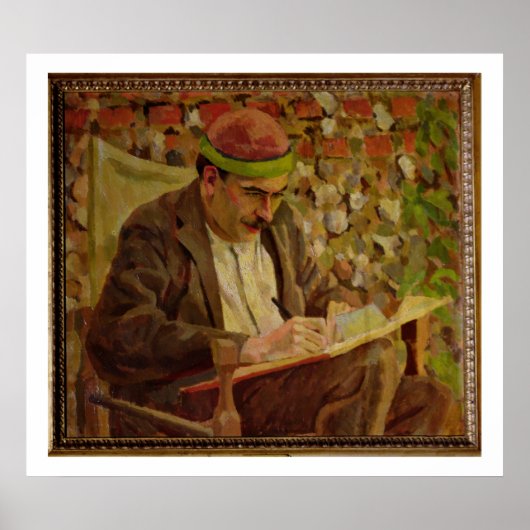 Portret van John Maynard Keynes (1883-1946) (olie  Poster (Voorkant)